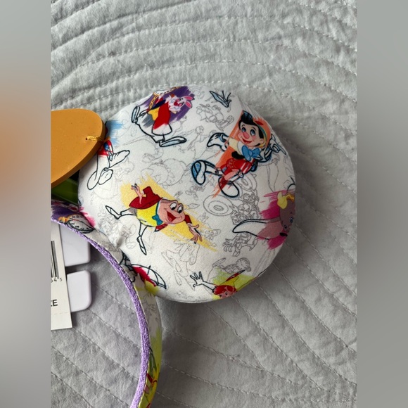 Disney Parks 2020 Ink & and Paint Minnie Mickey Mouse Ears Headband Dumbo NWT - Picture 7 of 8